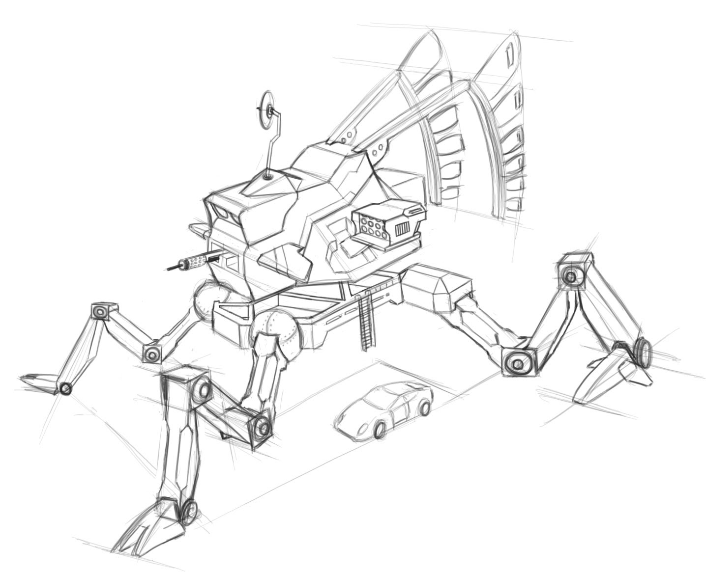 1436x1165 Concept Art Robot Sketching Tutorial (Part 2)