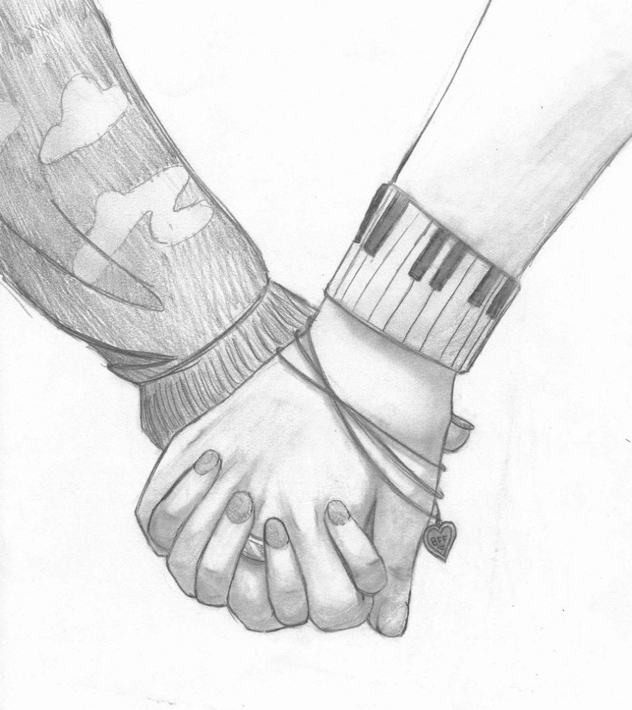 911x1024 Hold Hand Pencil Sketching Images Pencil Sketches Of Couples