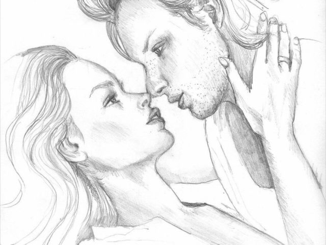 640x480 Simple And Beautiful Pencil Sketches 3d Love Pencil Drawing Image