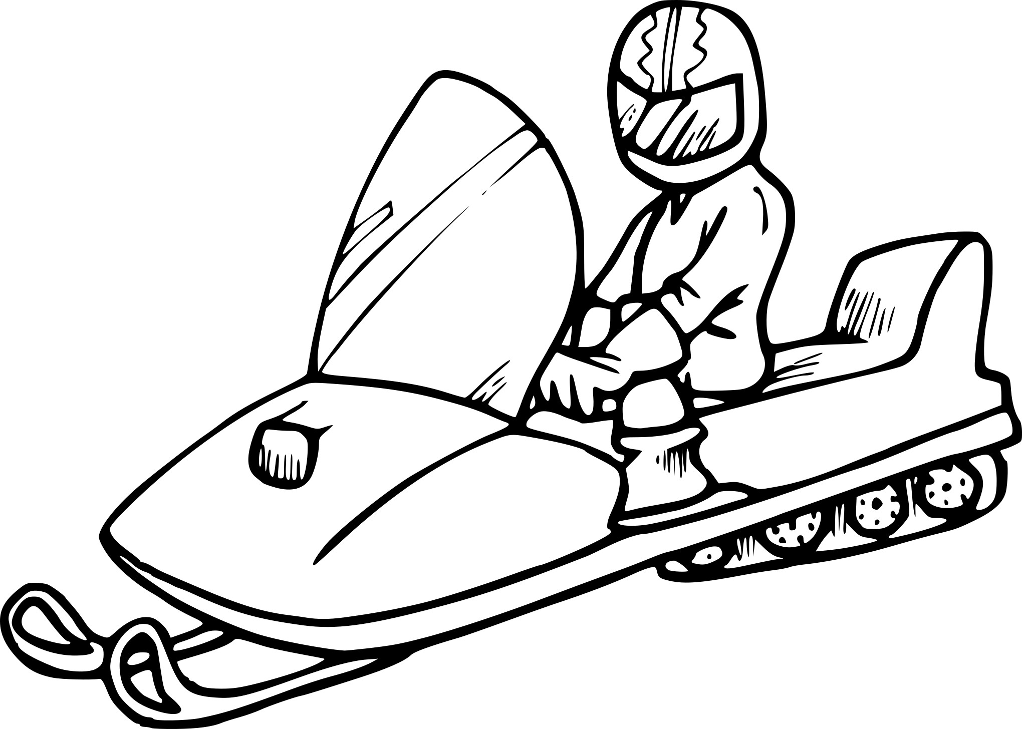 Ski Doo Drawing at GetDrawings | Free download