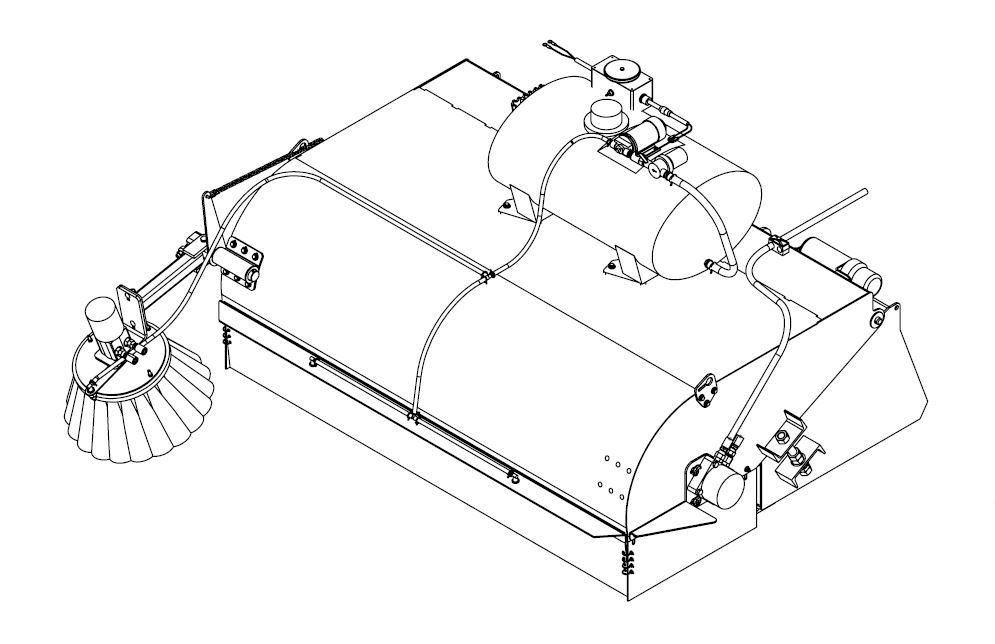 995x644 Skid Steer Box Broom Attachment Spartan Equipment
