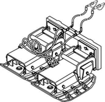 345x336 Skid Steer Loader Vibratory Plate
