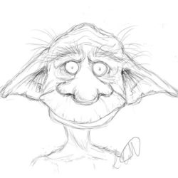 250x250 Goblin Drawing, Pencil, Sketch, Colorful, Realistic Art Images