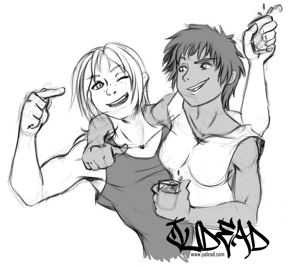 941x867 Have A Drink On Me By Judead This Is Just A Cute Little Drawing I