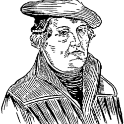 250x250 Martin Luther Drawing, Pencil, Sketch, Colorful, Realistic Art