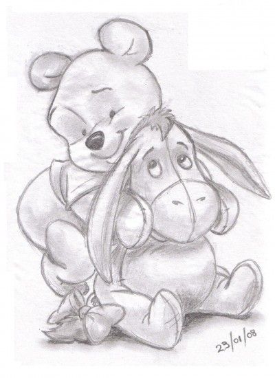 400x550 Winnie The Pooh High Quality Drawing Drawing Skill