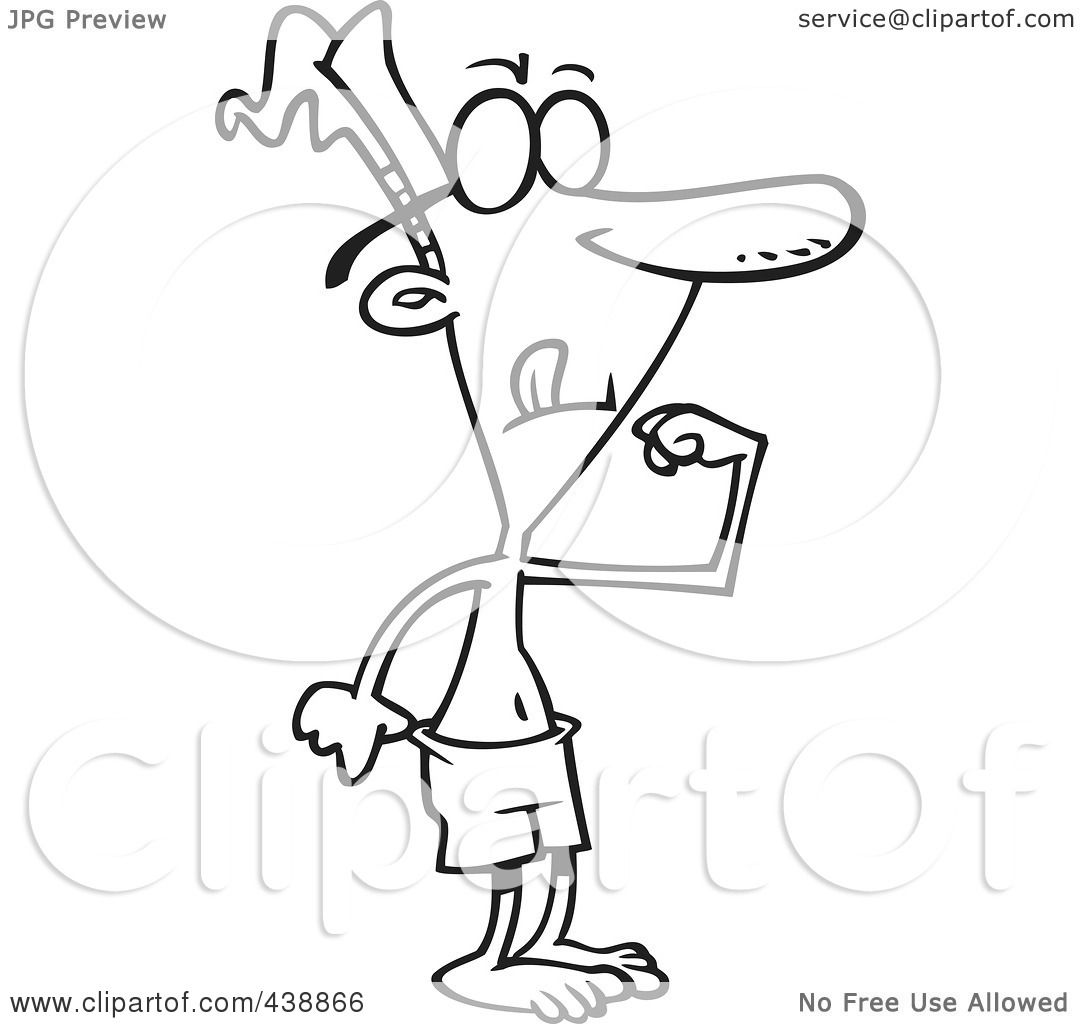 1080x1024 Royalty Free (Rf) Clip Art Illustration Of A Cartoon Black