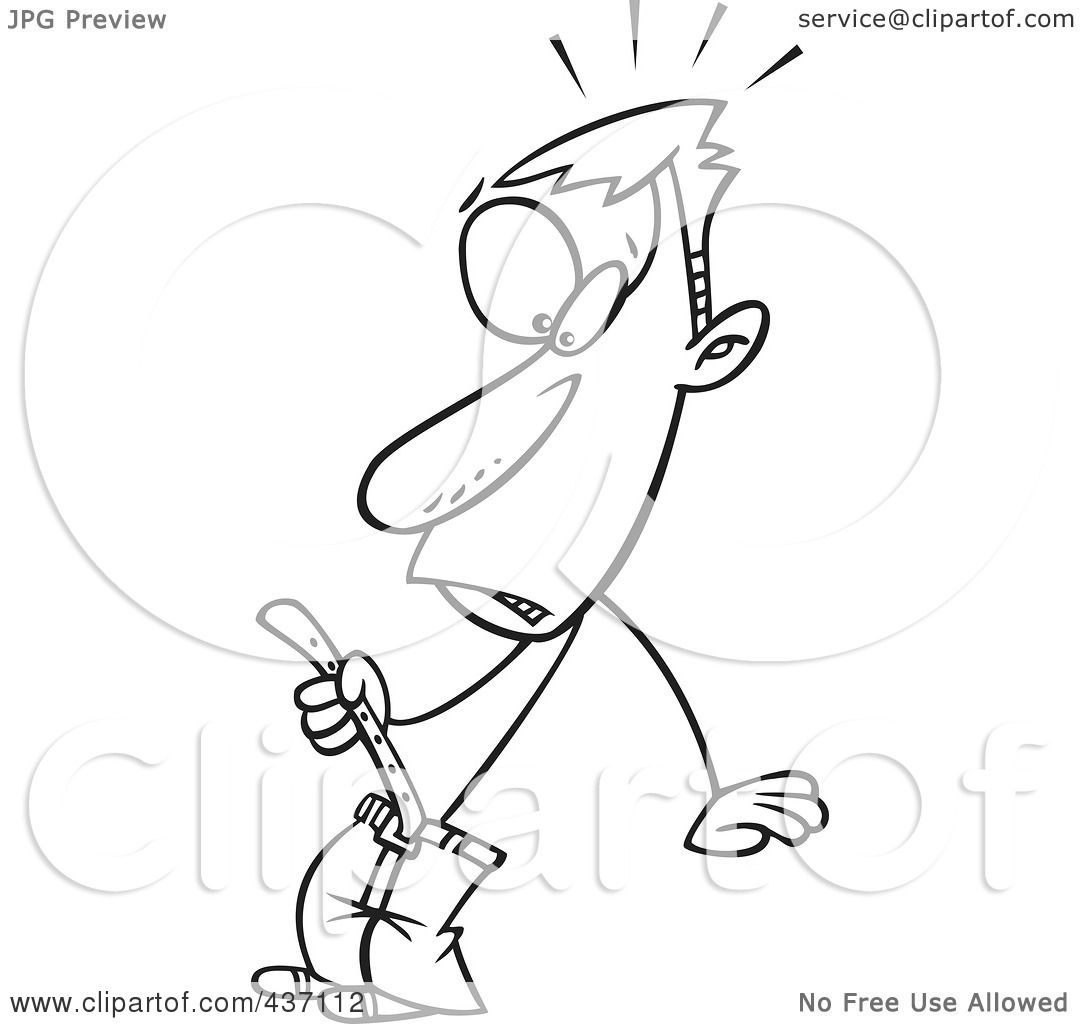 1080x1024 Royalty Free (Rf) Clipart Illustration Of A Black And White