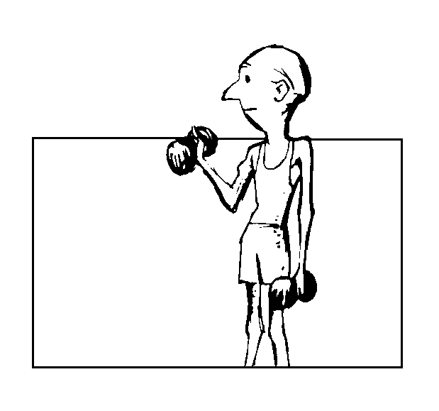 619x579 Skinny Cartoon People Group