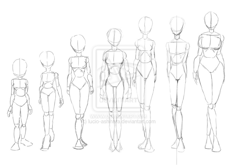 900x628 Different Types Of Skinny Wome By ~lucio Ashihara