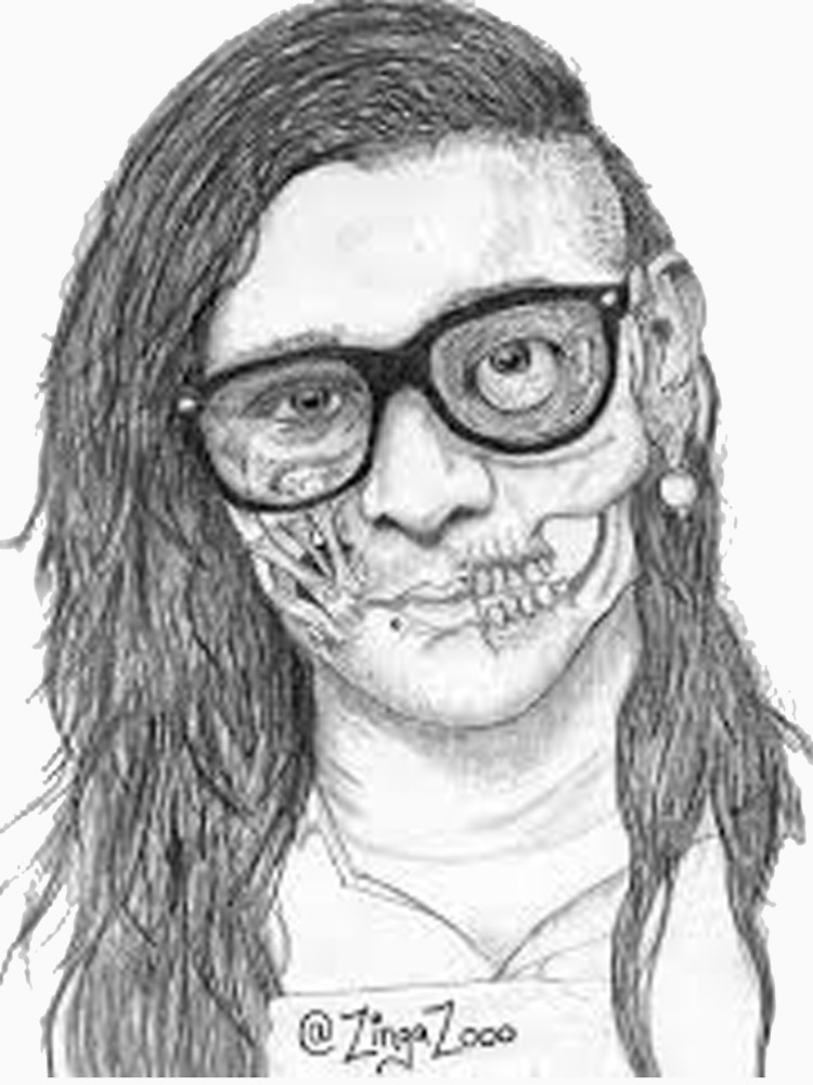 750x1000 Skrillex Unisex T Shirt By Rasauye Redbubble