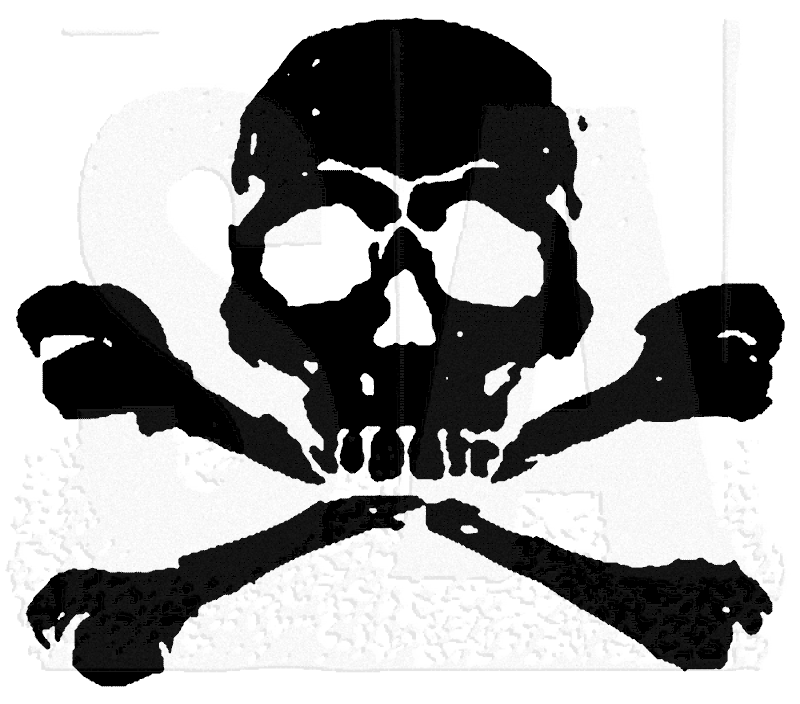 Skull and cross bone coloring page - sgroupmumu