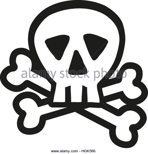 521x540 Skull Crossbones Outline Stock Photos Amp Skull Crossbones Outline