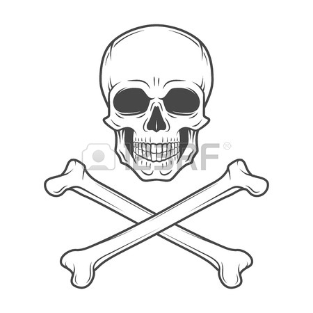 Skull And Crossbones Drawing at GetDrawings | Free download