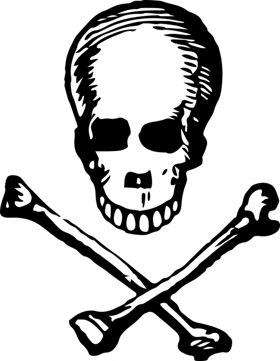 550x709 Cool Skull Clip Art (And Funny!)