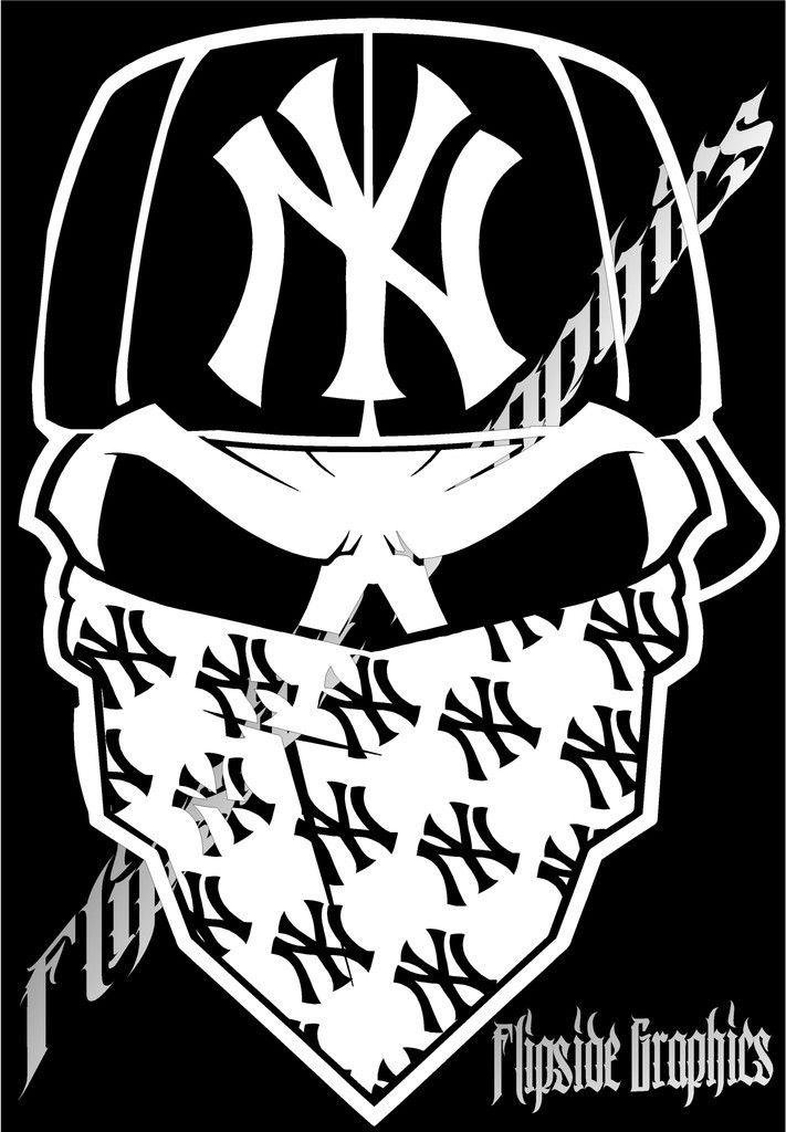 711x1024 Flipside Graphics On Twitter Decal Skull Bandana Custom New York