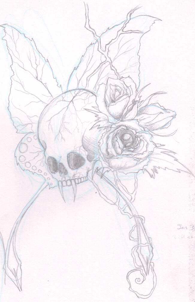651x1007 Butterfly Skull By Vitaminxcomplex