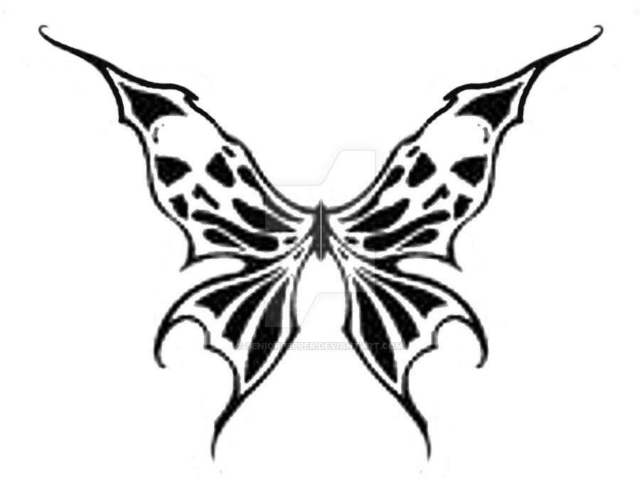 900x672 Butterfly Skulls By Seniorpepper