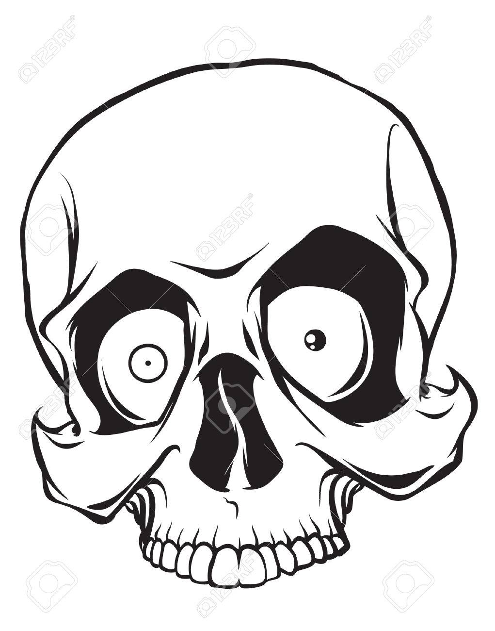 1021x1300 Cartoon Skull Royalty Free Cliparts, Vectors, And Stock