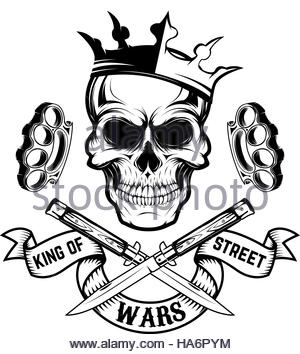 300x354 Skull Crown. White Head Skeleton In Sun Points, And With Gold