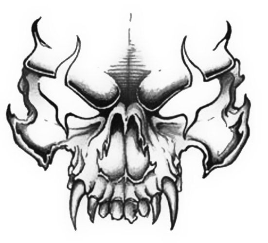 551x500 Photos Evil Skull Drawing,