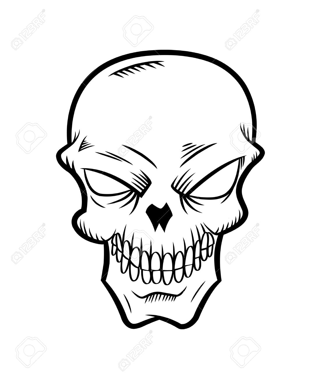 1102x1300 Cartoon Skull Royalty Free Cliparts, Vectors, And Stock