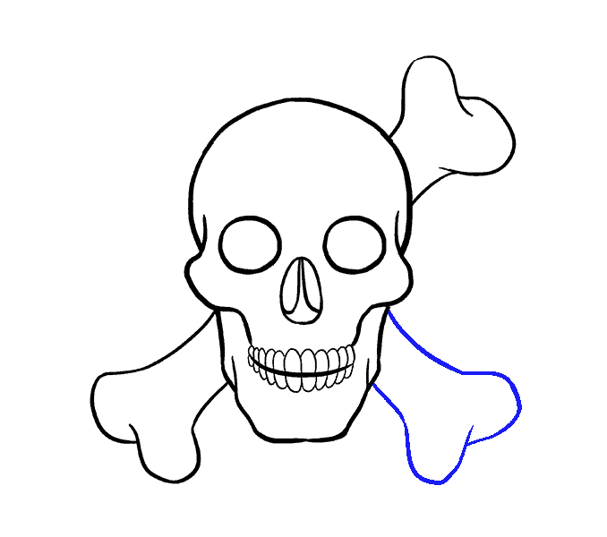 678x600 How To Draw A Skull Step By Step Tutorial Easy Drawing Guides