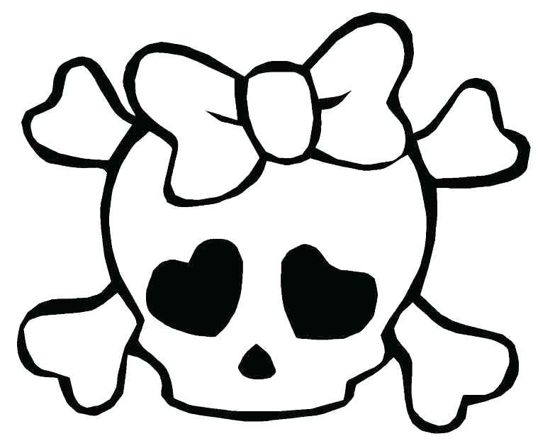 776x622 Astonishing Excellent Coloring Pages Of Skulls Free Download