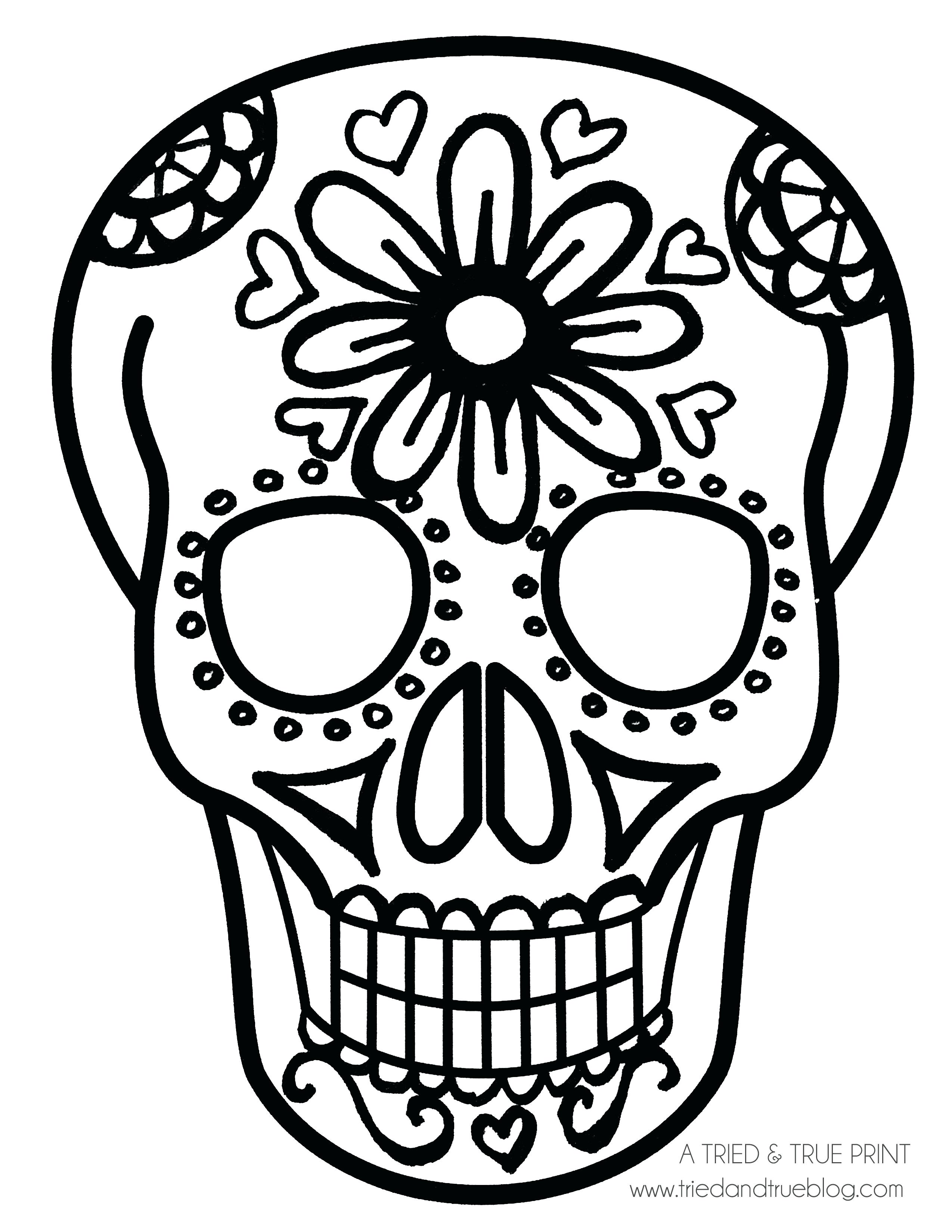 Skull Drawing Easy at GetDrawings | Free download