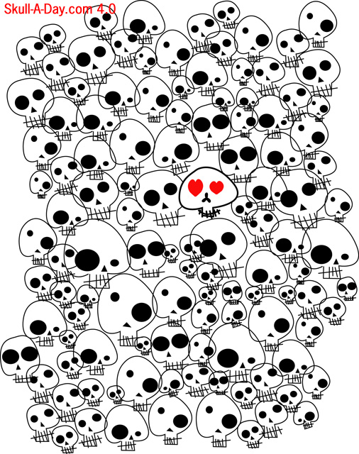 506x640 Skull Drawings