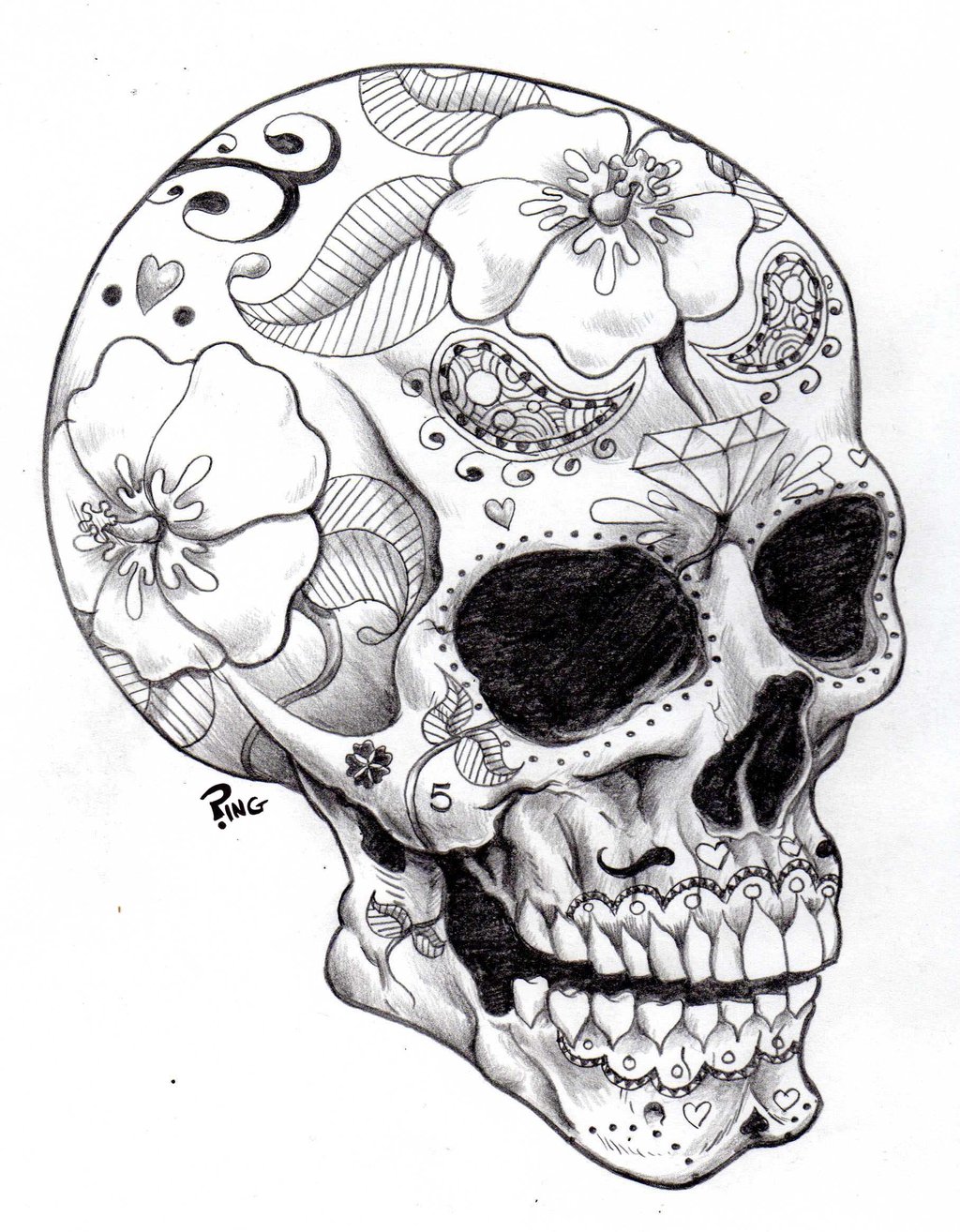 1024x1314 Skull Coloring Pages For Adults
