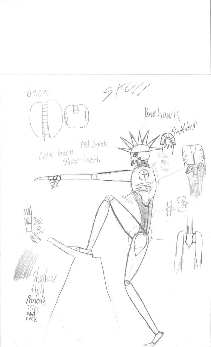 697x1147 Skull Reference By Sinches