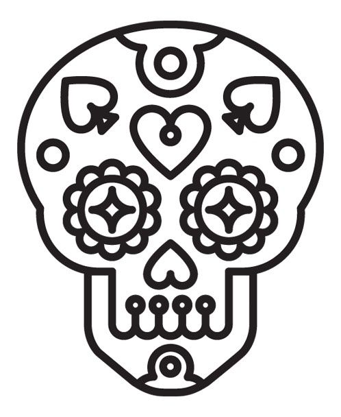 Skull Drawing Simple