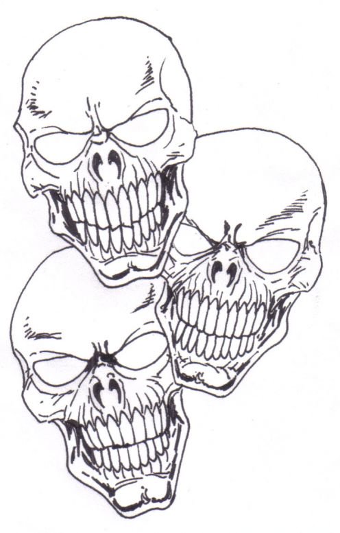 496x777 Learn To Draw A Skull Tattoo Concept Idea. Skull Drawing Copyright