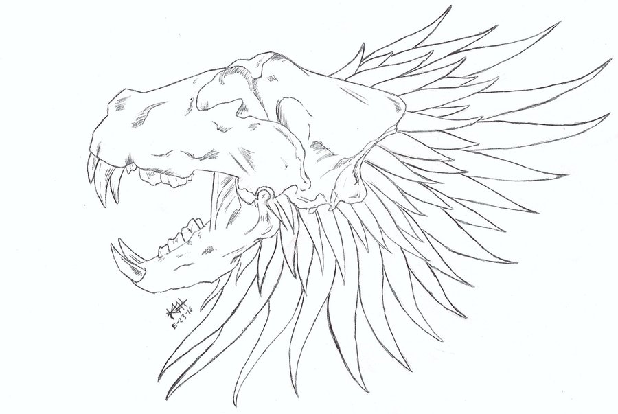900x603 Lion Skull Tattoo Redesign By Crymson Rayne