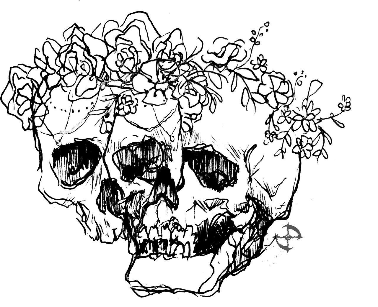 Skull Drawing Tumblr at GetDrawings | Free download