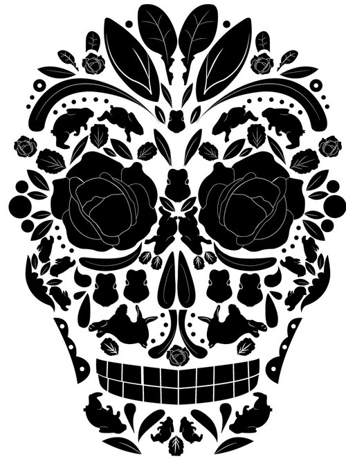 500x676 Mexican Skull Tumblr Uploaded By Darkchylde
