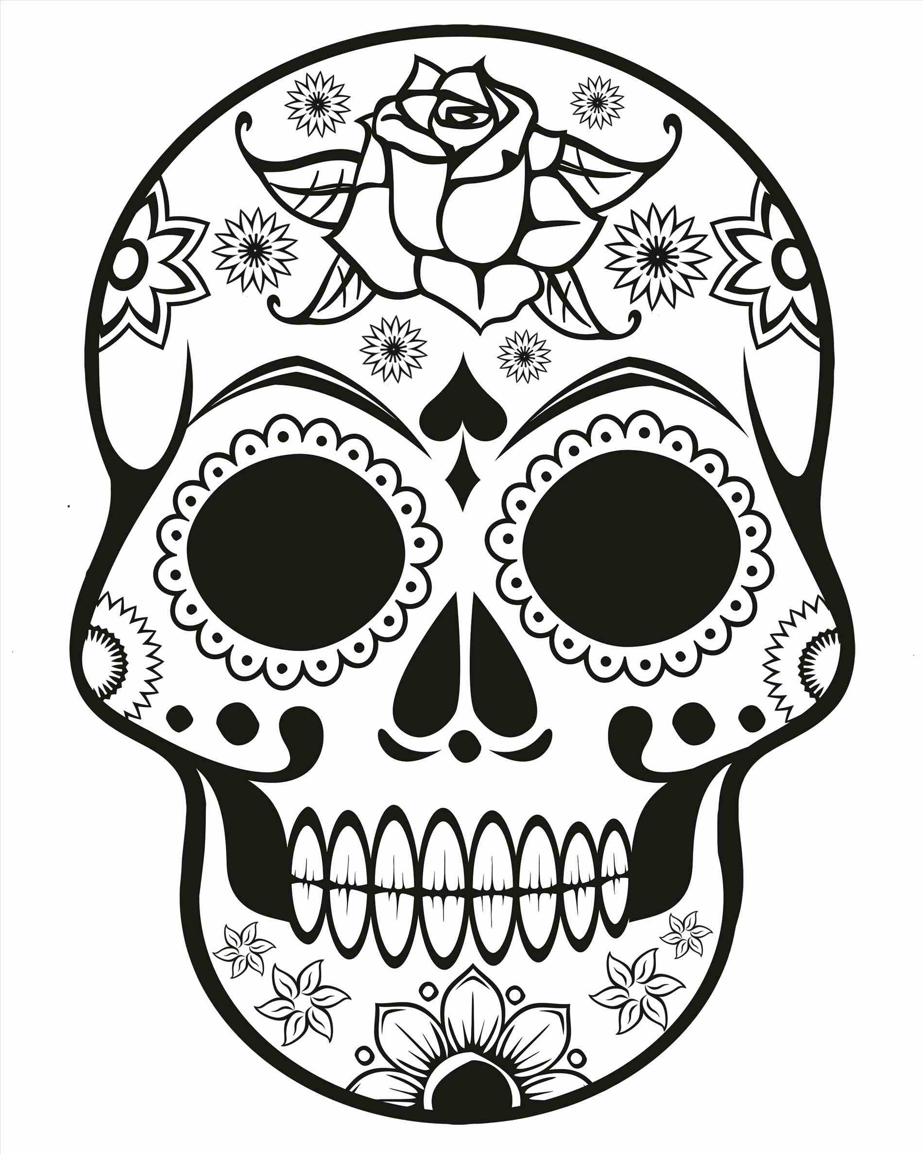 1900x2375 Candy Skull Drawing Flower Skull Drawing Tumblr Images About