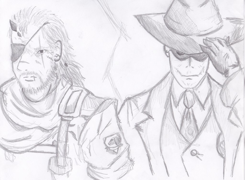 1024x752 Metal Gear Solid V Big Boss And Skull Face By Nevarkun
