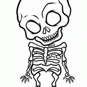 300x300 Adult Easy Skeleton Drawing Easy Skeleton Face Drawing. Easy