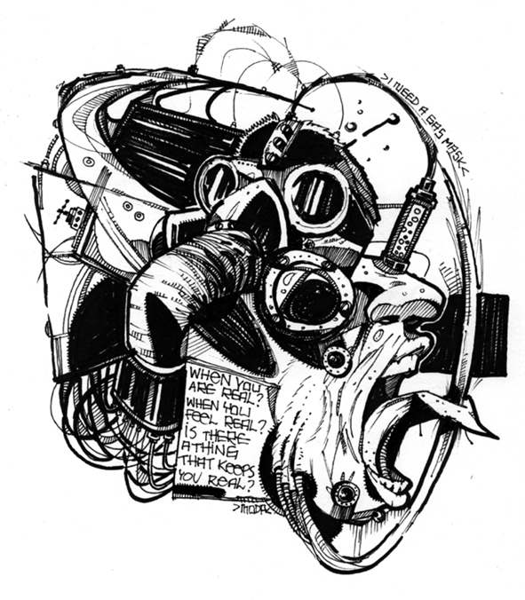 591x676 Gas Mask. By Mastaofdapit