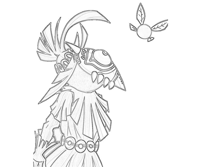 800x667 Skull Kid Funny Surfing