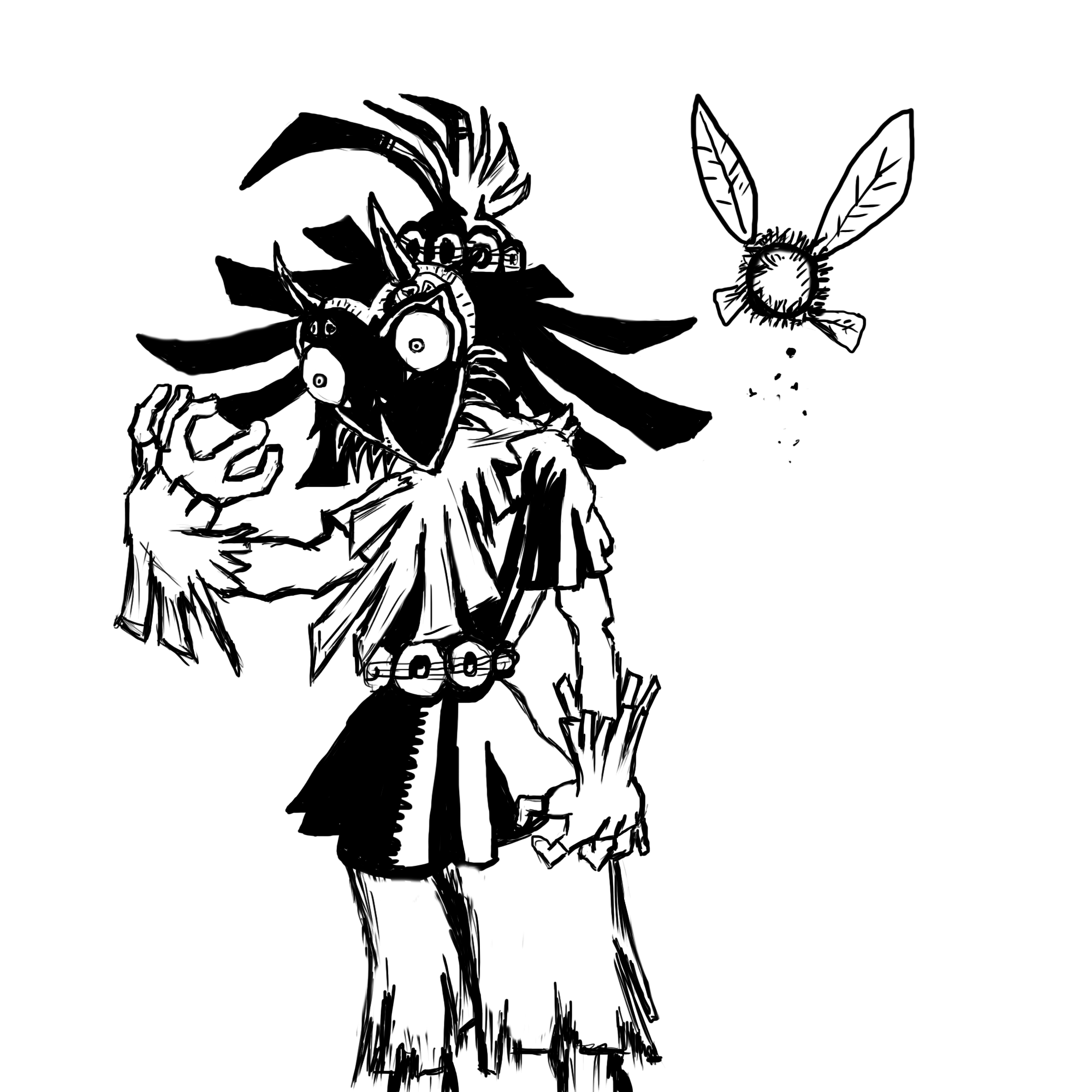 2000x2000 Skull Kid By Shahuskies