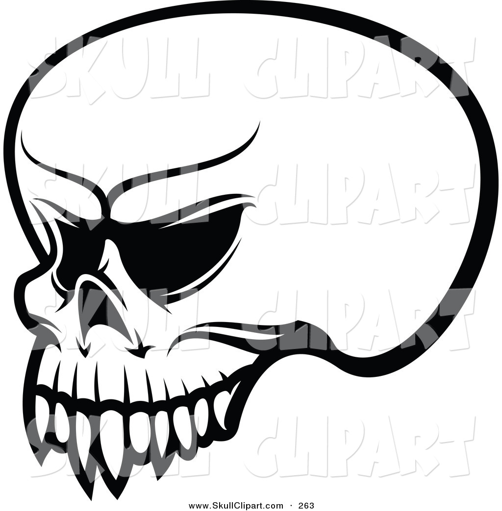 1024x1044 Skull Outline Clipart
