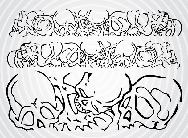 610x447 Skull Pile