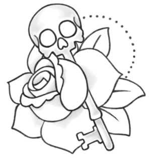 302x312 Drawn Skeleton Simple