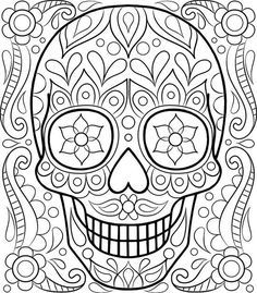 236x269 Sugar Skull Sleeve Tattoo Design By