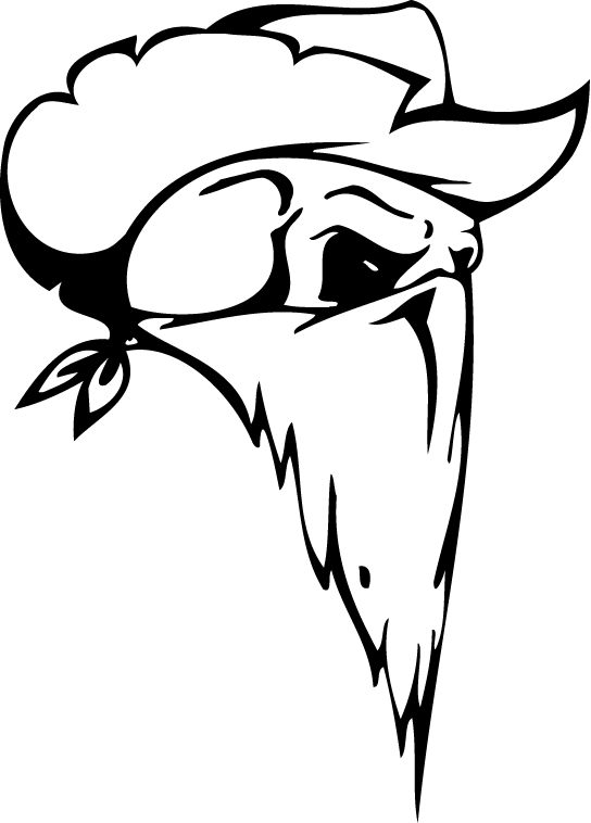 544x758 30 Images Of Cowboy Skull Template