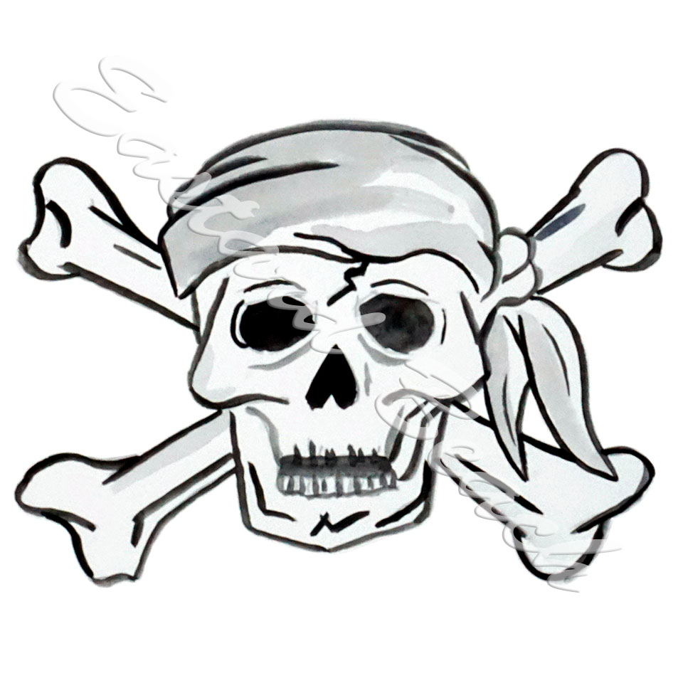 960x960 Pirates And Skeletons Eastard Beach, Wildlife Decals And Stickers.