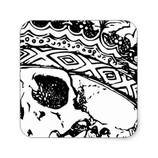324x324 Royal Skull Crown Stickers Zazzle